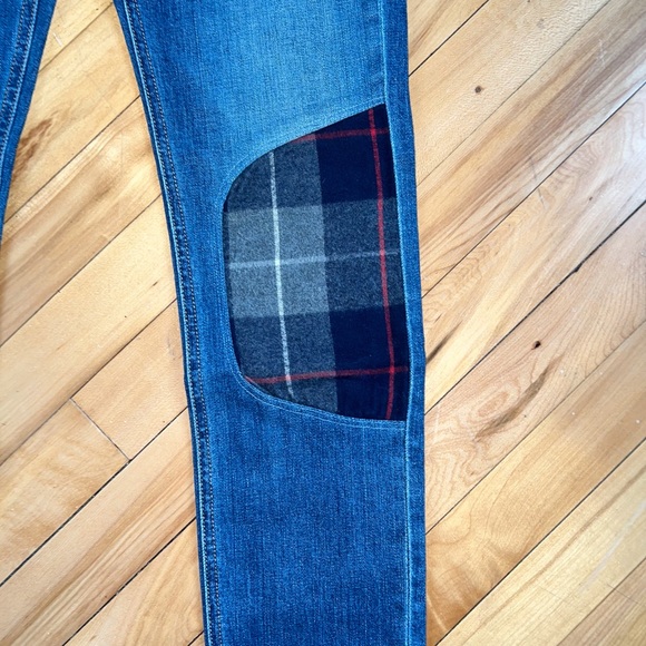Funky Rag & Bone Dre Flannel Patch Jean❣️ - Picture 2 of 7